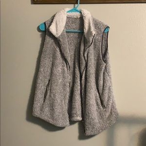 Gray Sherpa Vest